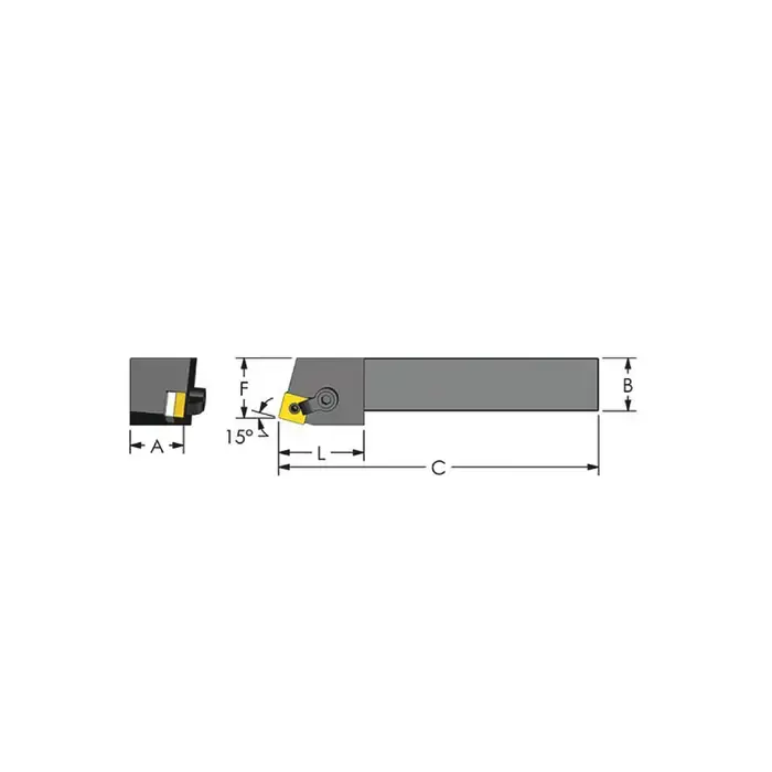 ULTRA-DEX MSRNL 20-5D - MSRNL20-5D, 1.25" External Multi-Clamp Holder - Type M for SNMG54_ Inserts, Left Hand Special Offer