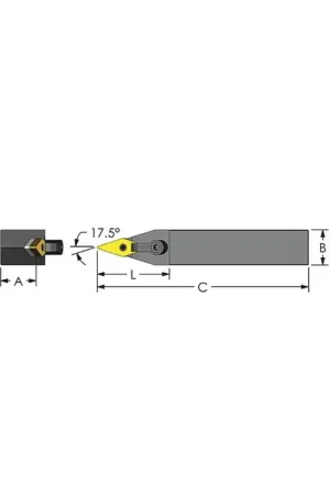Brand New ULTRA-DEX MVVNN 12-3B - MVVNN12-3B, 3/4" External Multi-Clamp Holder - Type M for VNMG33_ Inserts, Neutral