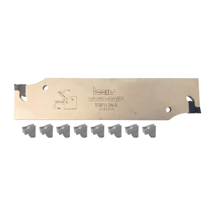 Luxury ISCAR - 1.26" (32mm) Cut-Off / Parting Blade Set with Inserts, NEUTRAL