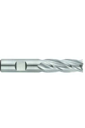 Authentic NIAGARA N52499 1-1/2" Size, 8" LOC, 6 Flute, Bright Cobalt Square End Mill