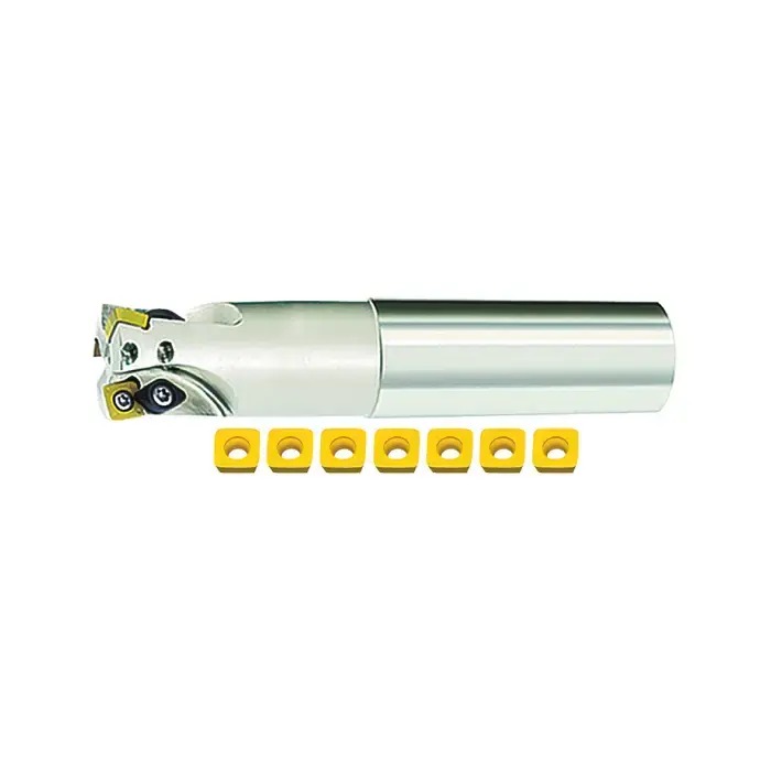 ZCC-CT KIT2-XMR01-03-01 - 1.000" - High Feed Indexable End Mill Set with Inserts, Right Hand Brand New
