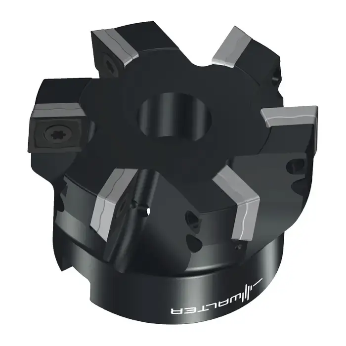 Get Yours WALTER 6741220 - M4132.076-B26-08-09, 3.000" 90 Degree Square Shouldering Indexable Face Mill for SDMT09T3__ Inserts, Right Hand