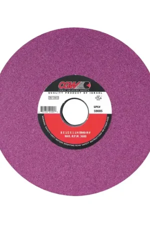 Special Discount CGW ABRASIVES 59084 8" Diameter Surface Grinding Wheel - 1-1/4" Hole Size, H Wheel Hardness