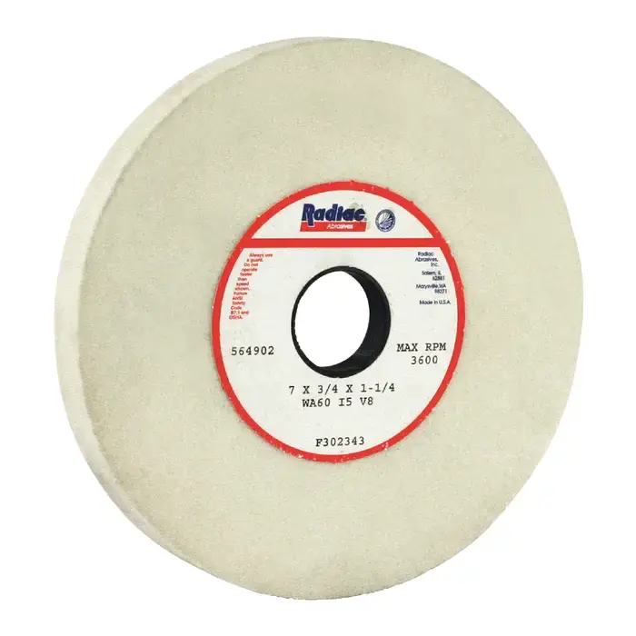 RADIAC 34078638 7" Diameter Surface Grinding Wheel - 1-1/4" Hole Size, H Wheel Hardness Buy Today