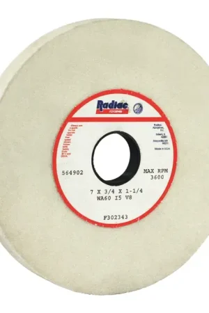 Bargain RADIAC 34078709 12" Diameter Surface Grinding Wheel - 5" Hole Size, I Wheel Hardness