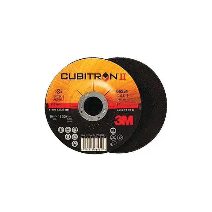 3M 7100098145 7" Diameter Precision Shaped Ceramic Grain Bonded Cut-Off Wheel - 7/8" Hole Size, 9/20" Wheel Thickness Shop Now