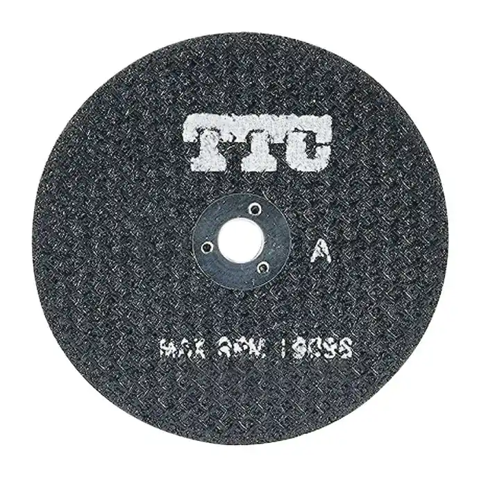 TTC 53-550-555 3" Diameter Aluminum Oxide Bonded Cut-Off Wheel - 3/8" Hole Size, 1/32" Wheel Thickness Brand New