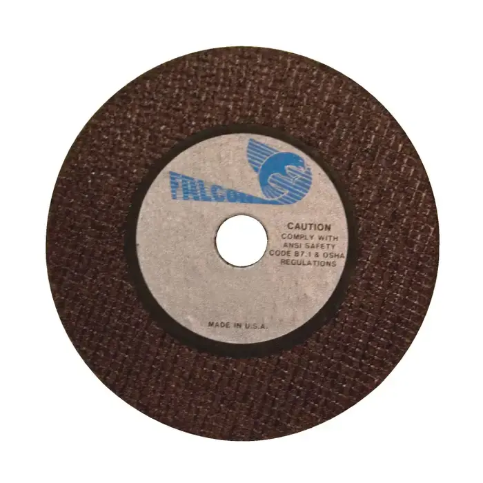 FALCON 1H11 6" Diameter Aluminum Oxide Bonded Cut-Off Wheel - 1/2" Hole Size, 0.035" Wheel Thickness Limited Time
