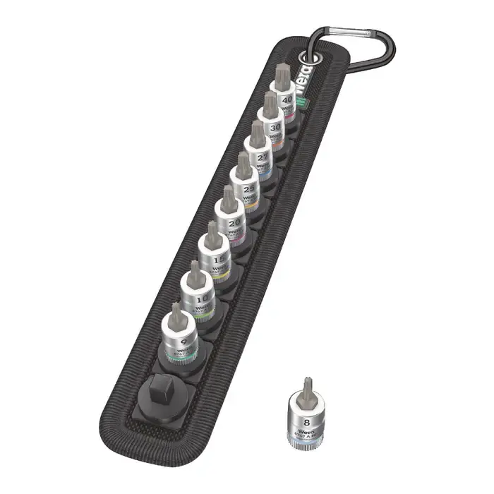 Big Sale WERA 05003882001 1/4" Drive Size, 6 No. of Points, Standard Socket Type Combination Socket Set
