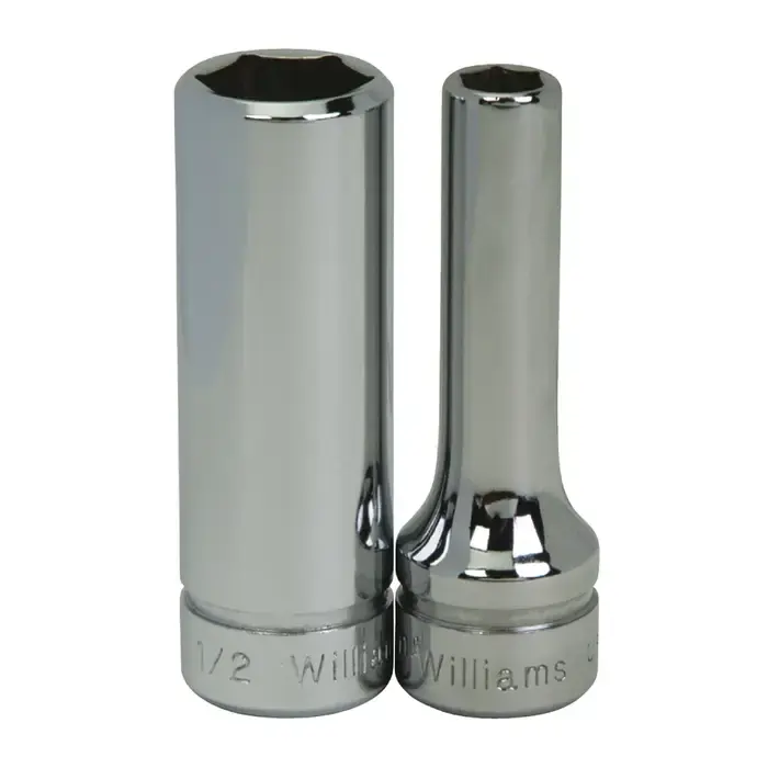 WILLIAMS BD-616 3/8" Drive Size, 6 No. of Points, 1/2" Size Impact Socket Must Have
