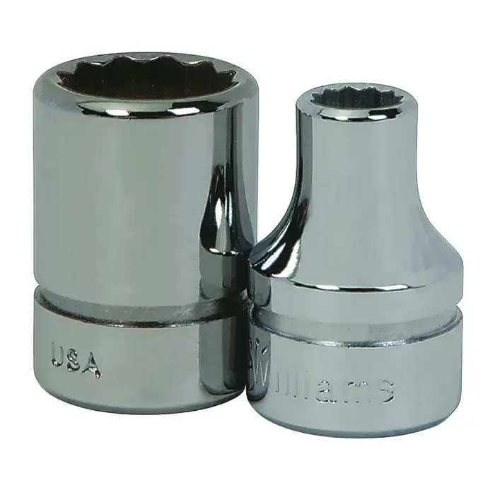WILLIAMS BM-1214 3/8" Drive Size, 12 No. of Points, 14mm Size Impact Socket Get Yours