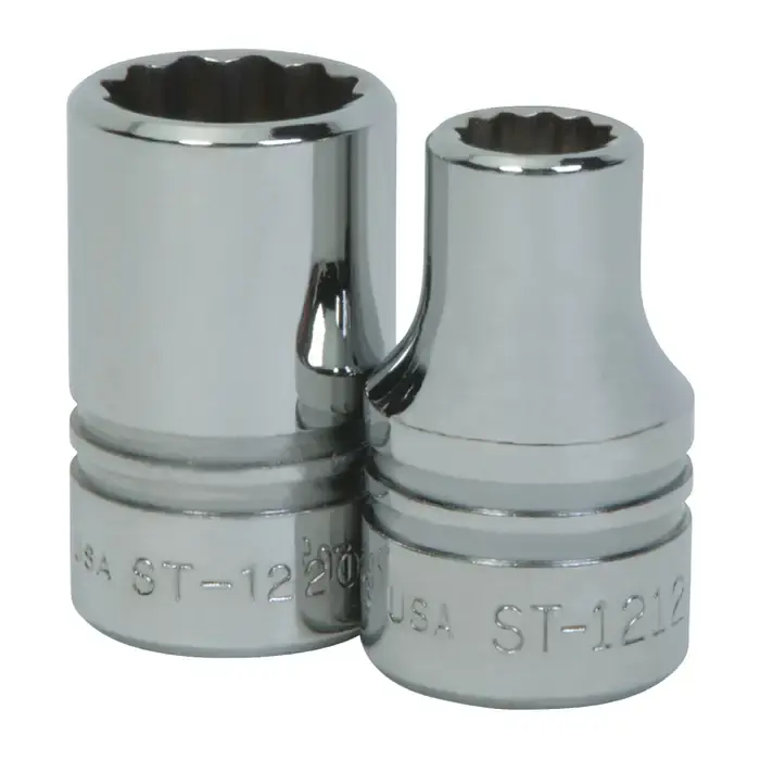 Discount WILLIAMS ST-1219 1/2" Drive Size, 12 No. of Points, 19/32" Size Impact Socket