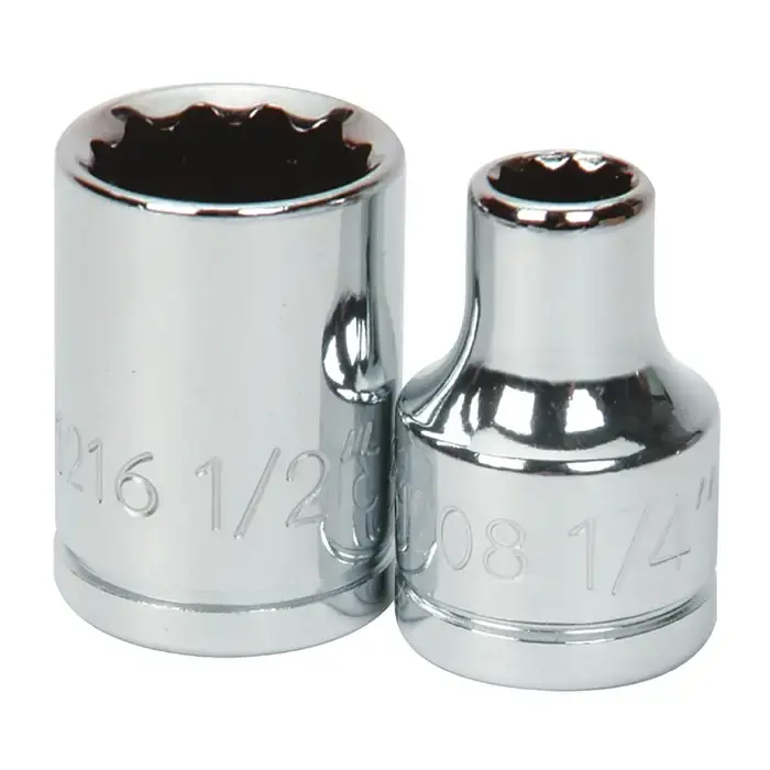 Final Sale WILLIAMS 31208 3/8" Drive Size, 12 No. of Points, 1/4" Size Impact Socket