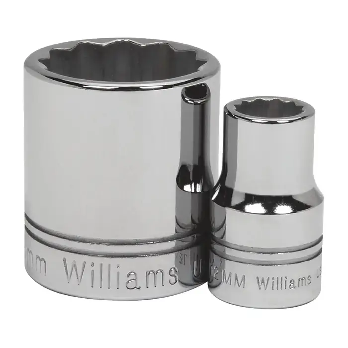 WILLIAMS STM-1226 1/2" Drive Size, 12 No. of Points, 26mm Size Impact Socket New Arrival