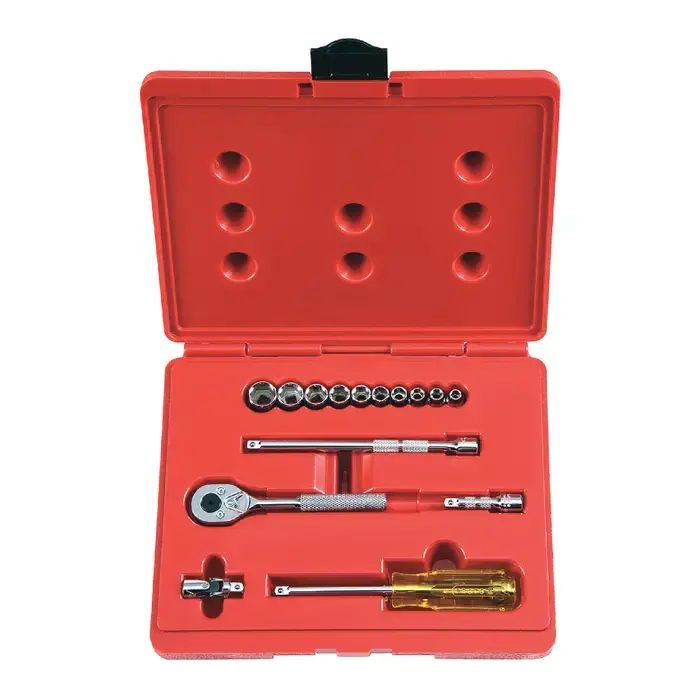 PROTO J47112 1/4" Drive Size, 6 No. of Points, Standard Socket Type Combination Socket Set Price Drop
