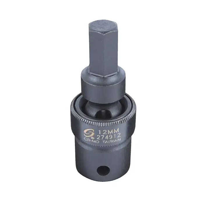 SUNEX 274912 1/2" Drive Size, 12mm Hex Size, Universal Impact Style Hex Bit Socket Mega Sale