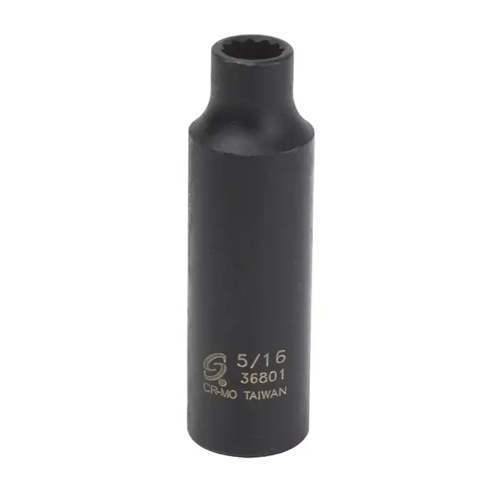 SUNEX 318MD 3/8" Drive Size, 6 No. of Points, Deep Socket Type Impact Socket Special Discount