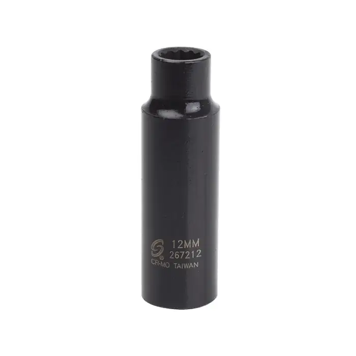 SUNEX 209ZM 1/2" Drive Size, 12 No. of Points, Standard Socket Type Impact Socket Crafted