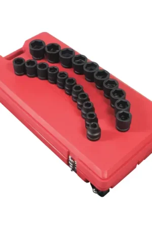 Buy Today SUNEX 5692 1" Drive Size, 6 No. of Points, 21 No. of Pieces in Set Socket Set