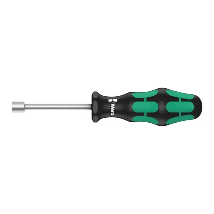 WERA 05029464001 8mm Size, 3.15" Shank Length, Ergonomic Cushioned Grip Handle Type Nutdriver Seasonal Sale