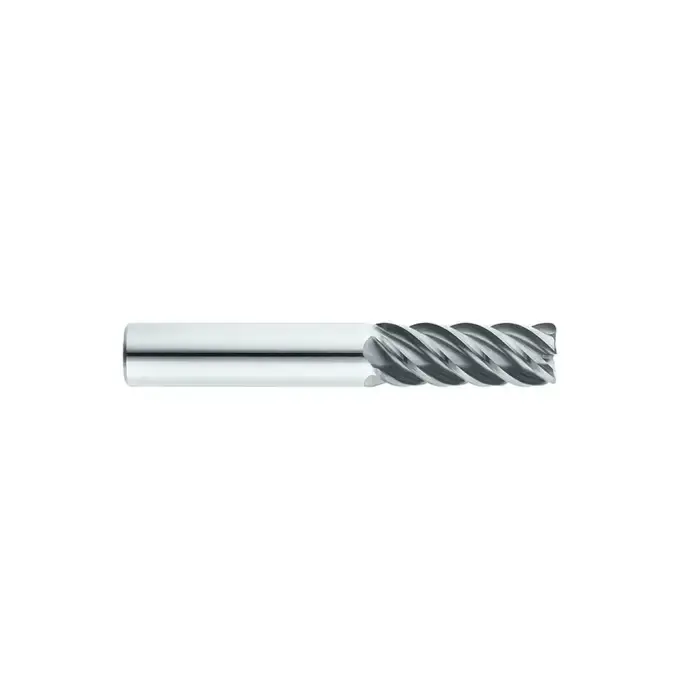 NIAGARA N90908 3/16" Size, 9/16" LOC, .015" Radius, 5 Flute, Solid Carbide Corner Radius End Mill Sale