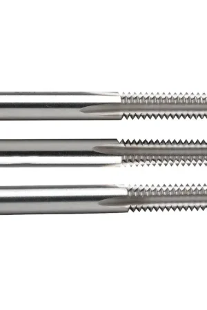While Supplies Last TTC 14-502-828 7/16"-28 Size, Taper Chamfer, 4 Flute, Bright High Speed Steel, Left Hand Cut Straight Flute Hand Tap