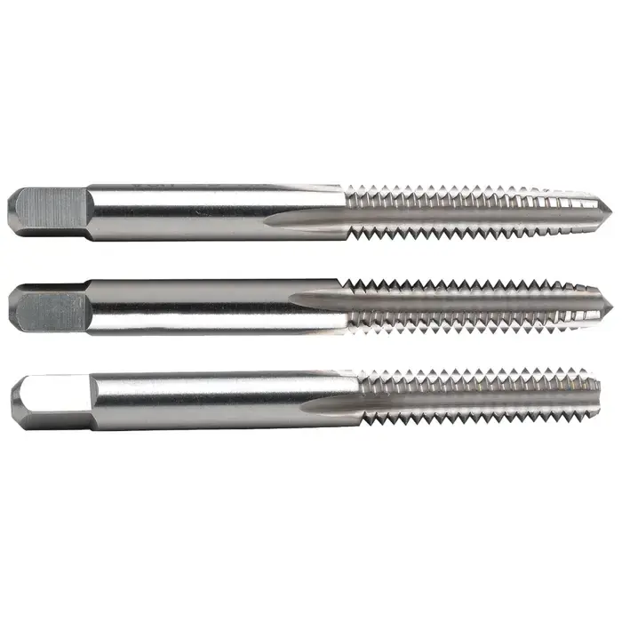 TTC 14-503-220 1/2"-20 Size, Taper Chamfer, 4 Flute, Bright High Speed Steel, Left Hand Cut Straight Flute Hand Tap Secure Checkout