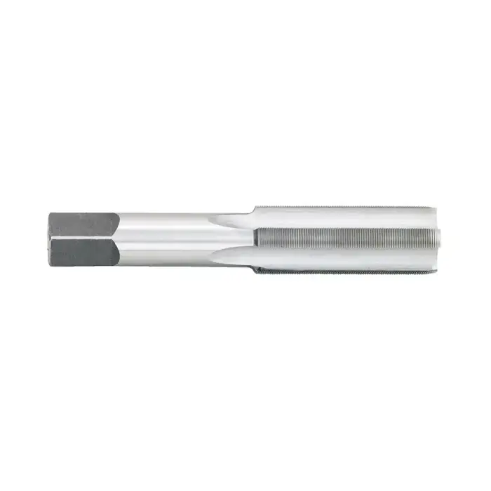 Authentic TTC 14-028-402 7/16"-40 Size, 2B Thread Limit, Plug Chamfer, Bright High Speed Steel, Right Hand Cut Straight Flute Hand Tap