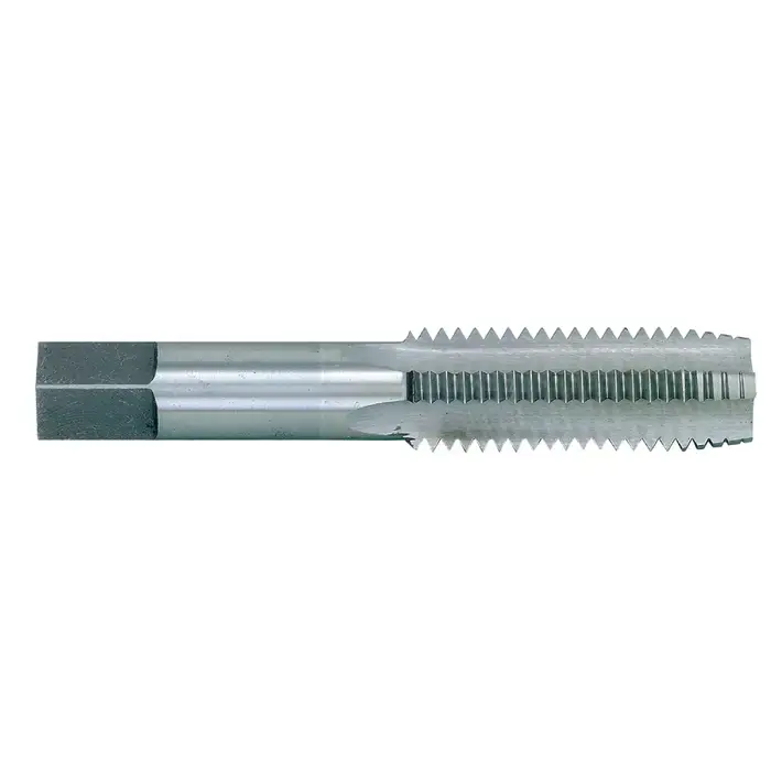 Authentic TTC 12-111-024 1-72 Size, H1 Thread Limit, Plug Chamfer, 2 Flute, Bright High Speed Steel, Right Hand Cut Straight Flute Hand Tap