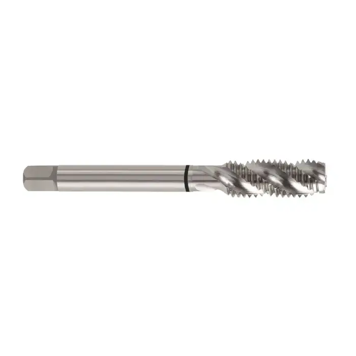 YG1 3/8"-16 Size, H5 Thread Limit, Modified/Semi Bottoming Chamfer, 3 Flute, Bright High Speed Steel EX, Right Hand Cut Spiral Fluted Tap Bargain