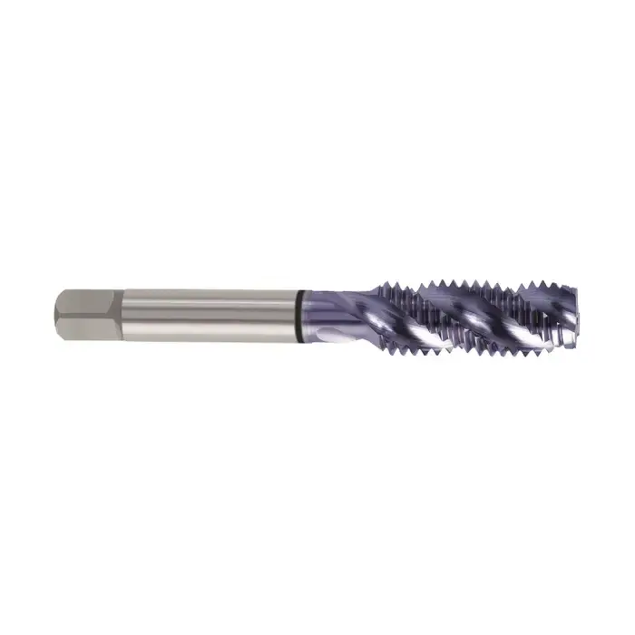 New Arrival YG1 6-40 Size, H2 Thread Limit, Modified/Semi Bottoming Chamfer, 3 Flute, TiCN High Speed Steel EX, Right Hand Cut Spiral Fluted Tap