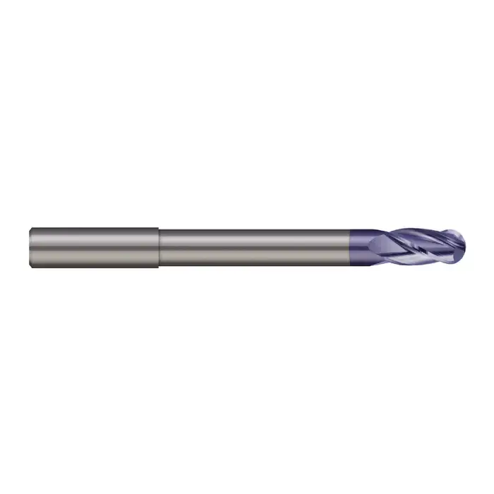 MICRO 100 BLR-500-4X 1/2" Size, 1" LOC, 4 Flute, Solid Carbide Ball End Mill Popular