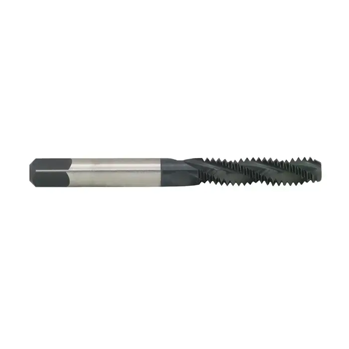 Professional Grade TTC PRODUCTION 12-676-366 8-32 Size, H3 Thread Limit, Bottoming Chamfer, 3 Flute, Black Oxide M35 5% Cobalt, Right Hand Cut Spiral Fluted Tap