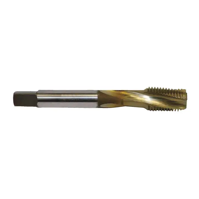 NACHI 59619 M5-0.8 Size, D4 Thread Limit, Bottoming Chamfer, 3 Flute, SG Coated Premium Cobalt / Vanadium High Speed Steel, Right Hand Cut Spiral Fluted Tap Discount