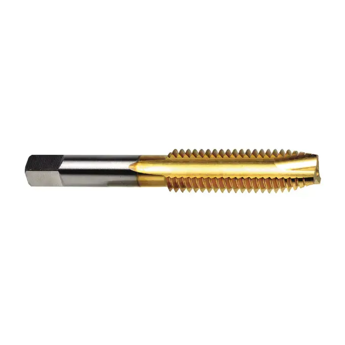 REGAL 008026AS25 1-72 Size, H1 Thread Limit, Plug Chamfer, 2 Flute, TiN High Speed Steel, Right Hand Cut Spiral Pointed Tap Must Have