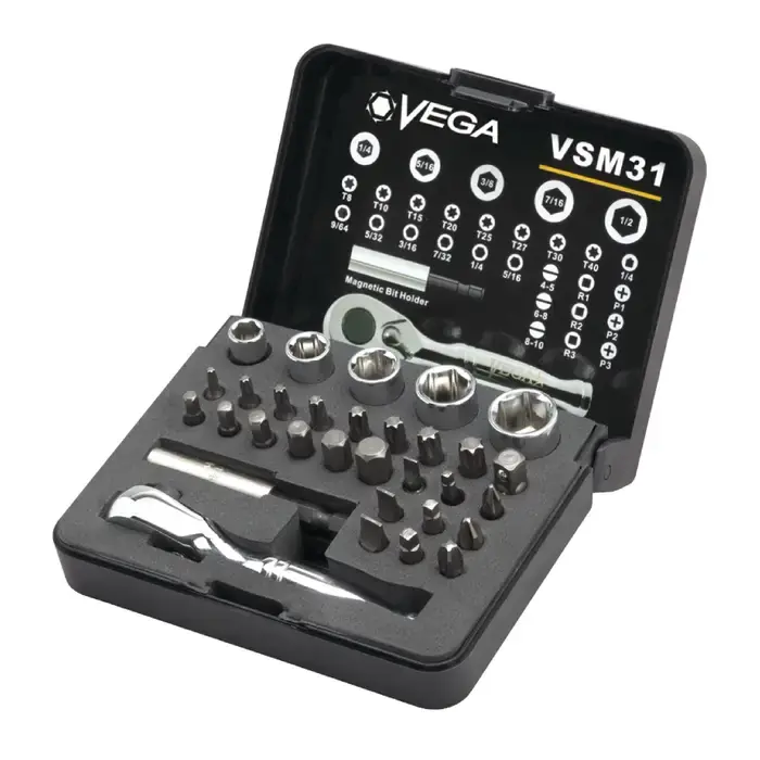Exclusive Offer VEGA VSM31 Driver Bit Set Type, 31 No. of Pieces Bit Assortment