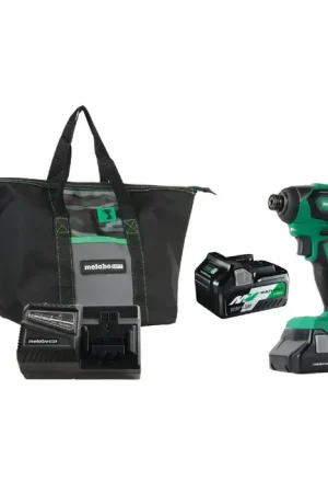Low Price METABO HPT WH18DBFL2TM 1/4" Chuck Size, 3,100 RPM No-Load Speed, 18V Voltage Impact Driver