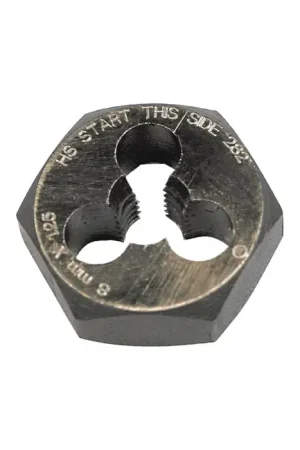 Must Have VIKING 3/8"-24 ANSI Thread Type Hi-Molybdenum Tool Steel Hexagon Die