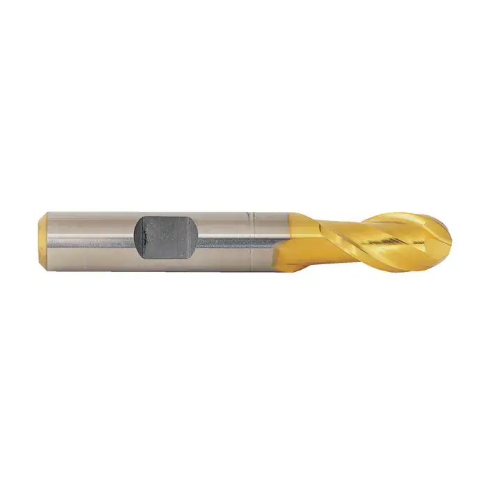 Place Order WELDON 27619 3/8" Size, 3/4" LOC, 2 Flute, M42 8% Cobalt Ball End Mill