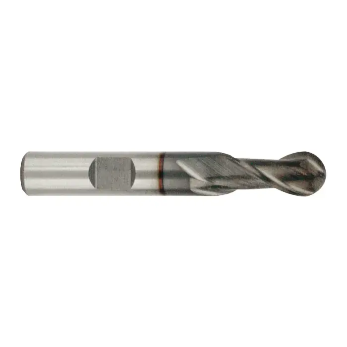 Limited Offer WELDON 27656 1/2" Size, 1" LOC, 2 Flute, M42 8% Cobalt Ball End Mill