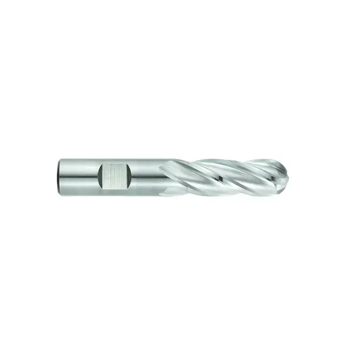 NIAGARA N88697 1" Size, 2" LOC, 4 Flute, M42 8% Cobalt Ball End Mill Last Chance