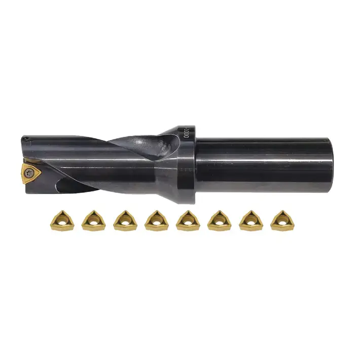 Last Chance TERRA CARBIDE - WCMX DRILL Multi-Point Holder Set with Inserts, 2XD Drill Length Ratio