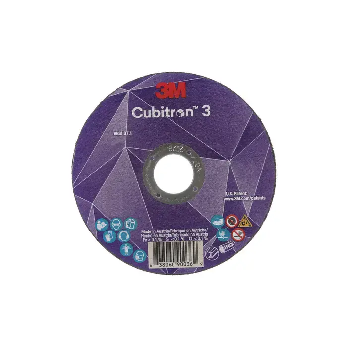 Best Seller 3M 7100304004 4" Diameter Precision Shaped Ceramic Grain Bonded Cut-Off Wheel - 3/8" Hole Size, 0.045" Wheel Thickness