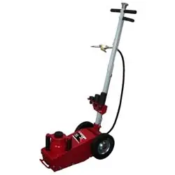 AFF 536 35 Ton Air/Hydraulic Axle Jack W/ 3Pc Ext Kit Clearance