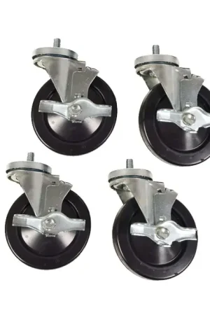 Super Sale QSP WB-100-C Locking casters for WB-100 and TD-100