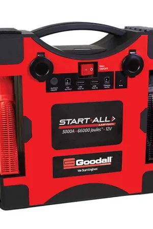 Express Delivery Goodall JP-12-5000 - 12Volt 5000 AMP Lithium Ion Jumpstart Pack