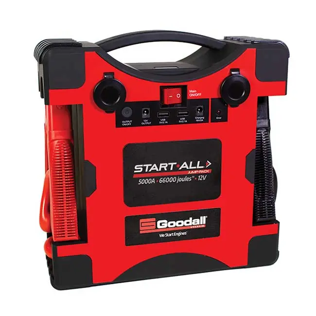 Express Delivery Goodall JP-12-5000 - 12Volt 5000 AMP Lithium Ion Jumpstart Pack