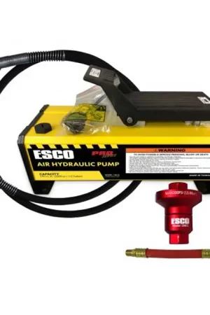 Brand New ESCO 10518C Air Hydraulic Pump Kit - 1/2 Gallon with Accessories