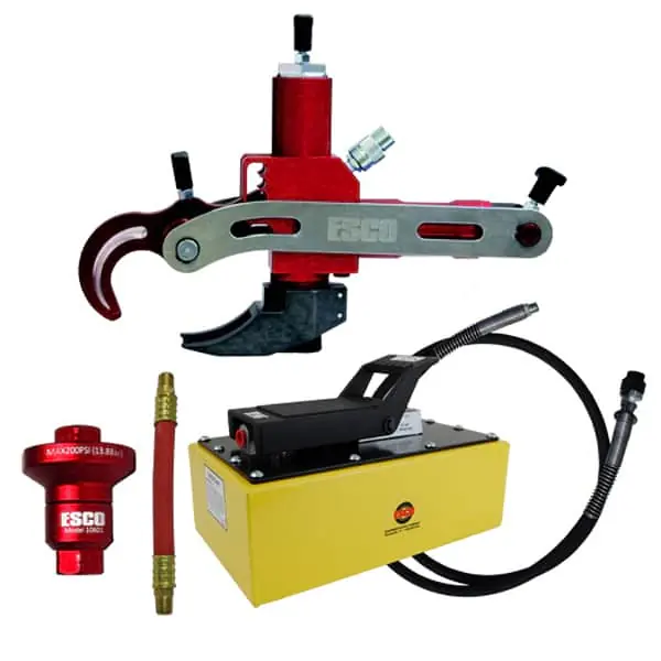 Last Chance ESCO 10242 Aluminum Bead Breaker Kit, Long Euro Style (Contains 40805, 10592, 10604 Hose and 10601K Reducer Kit)