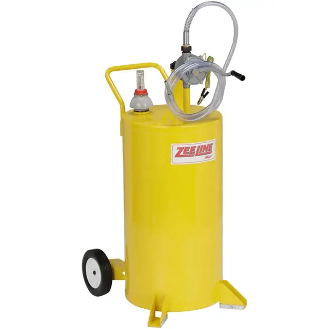 Secure Checkout Zeeline by Milton ZE25DFC - 25-Gallon Diesel Fuel Caddy With Two Way Rotary Pump